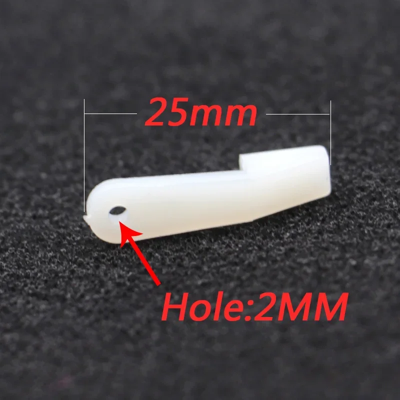 20PCS Servo Rudder Angle Link L-shaped Nylon Chuck Suitable for RC FPV 2MM Steel Wire Fixed wing Oil Aircraft Parts Accessories