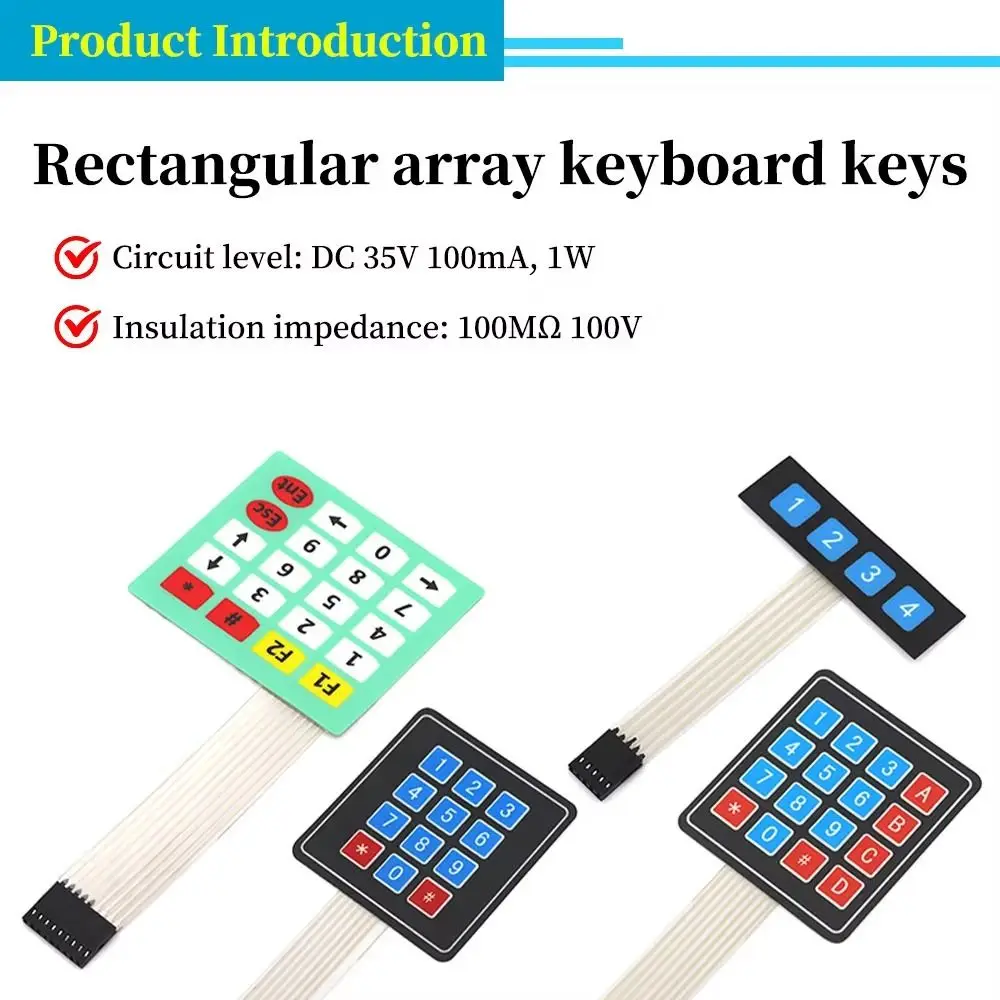 Professional 4x4 4x5 Matrix Matrix Array Keyboard Low Profile 20 Key Matrix Keypad DIY Keyboard PCB Electronics