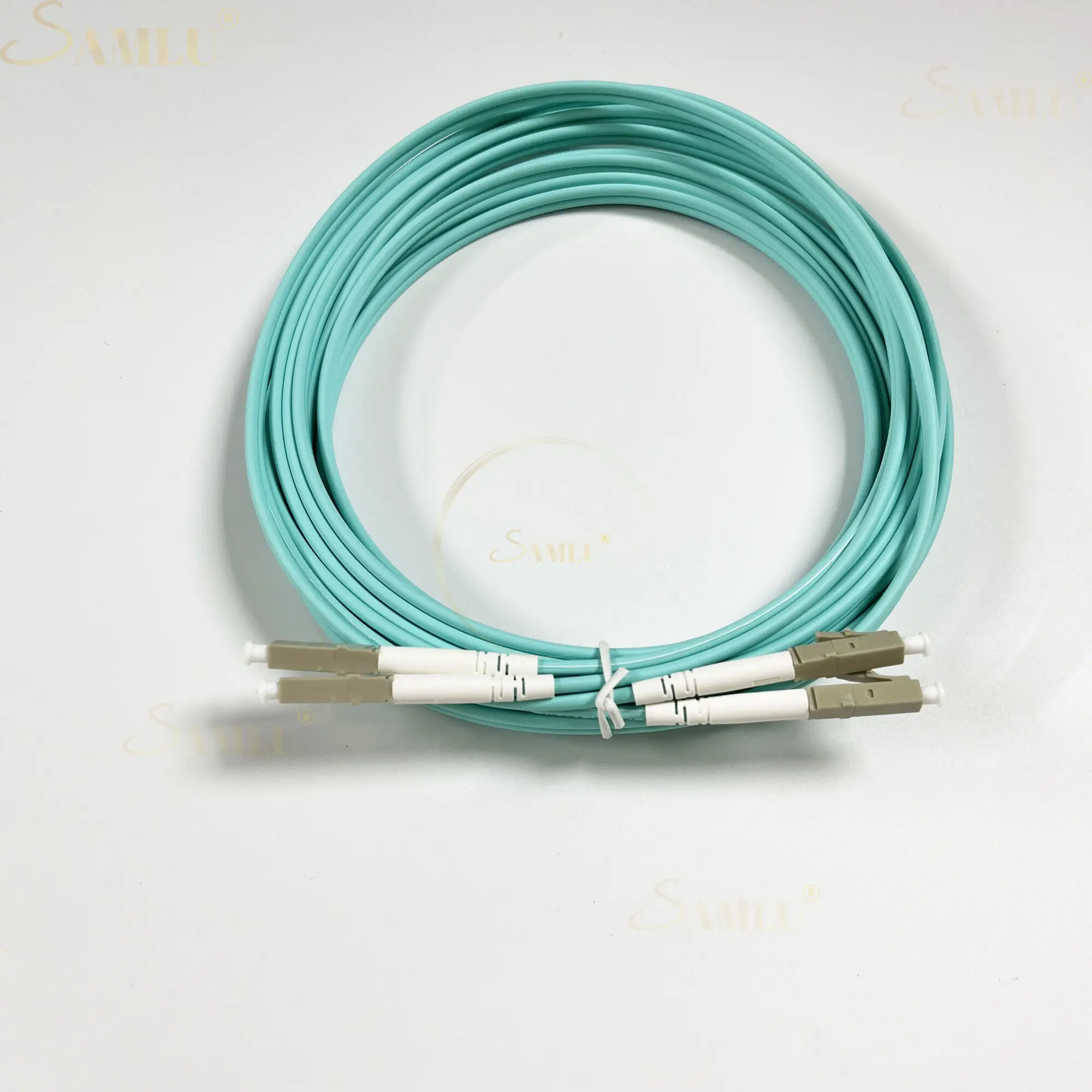 10pcs/lot 5M LC-LC UPC DUPLEX Multimode 2.0/3.0mm 10 GIGABIT 50/125 MULTIMODE FIBER OPTIC CABLE OM3 PATCH CORD Jumper Cable