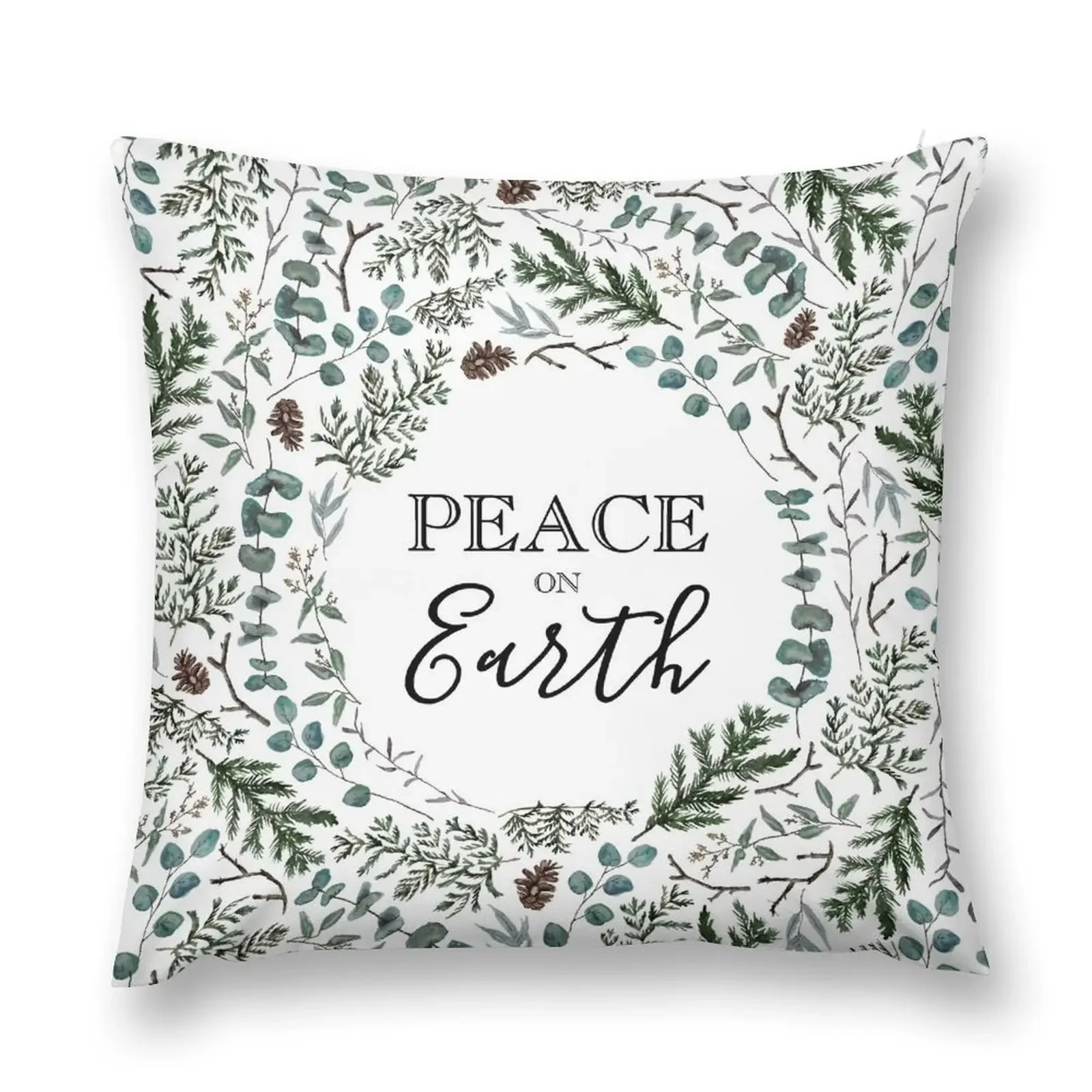 

Peace on Earth Throw Pillow christmas supplies luxury throw pillow covers pillow