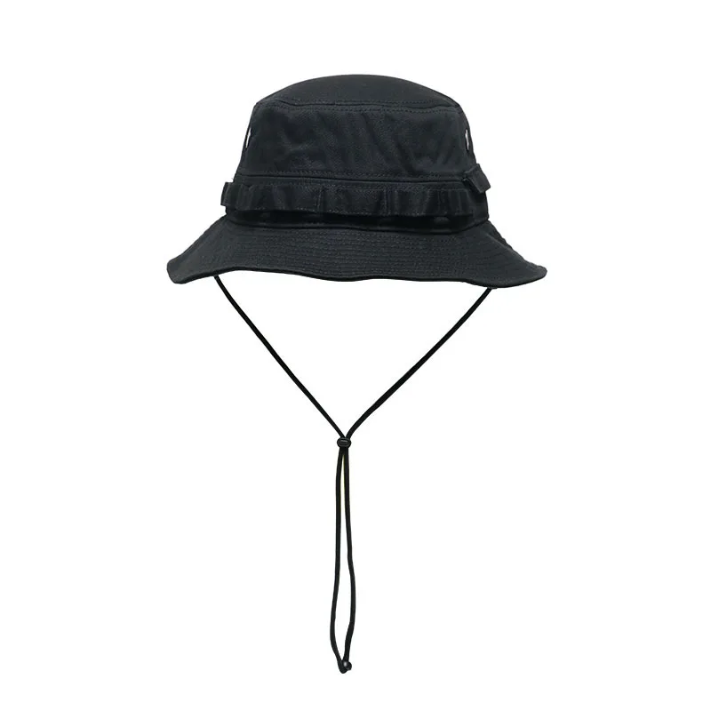 Cappello da pescatore protezione UV a tesa larga cappellini da sole Boonie pesca escursionismo Safari cappelli da esterno per uomo e donna