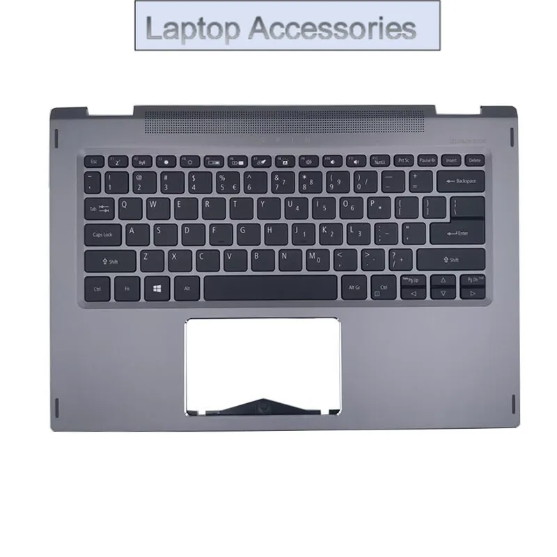 

For Acer Spin SP513-53N Laptop Palmrest Upper Case Keyboard C Cover Housing Grey