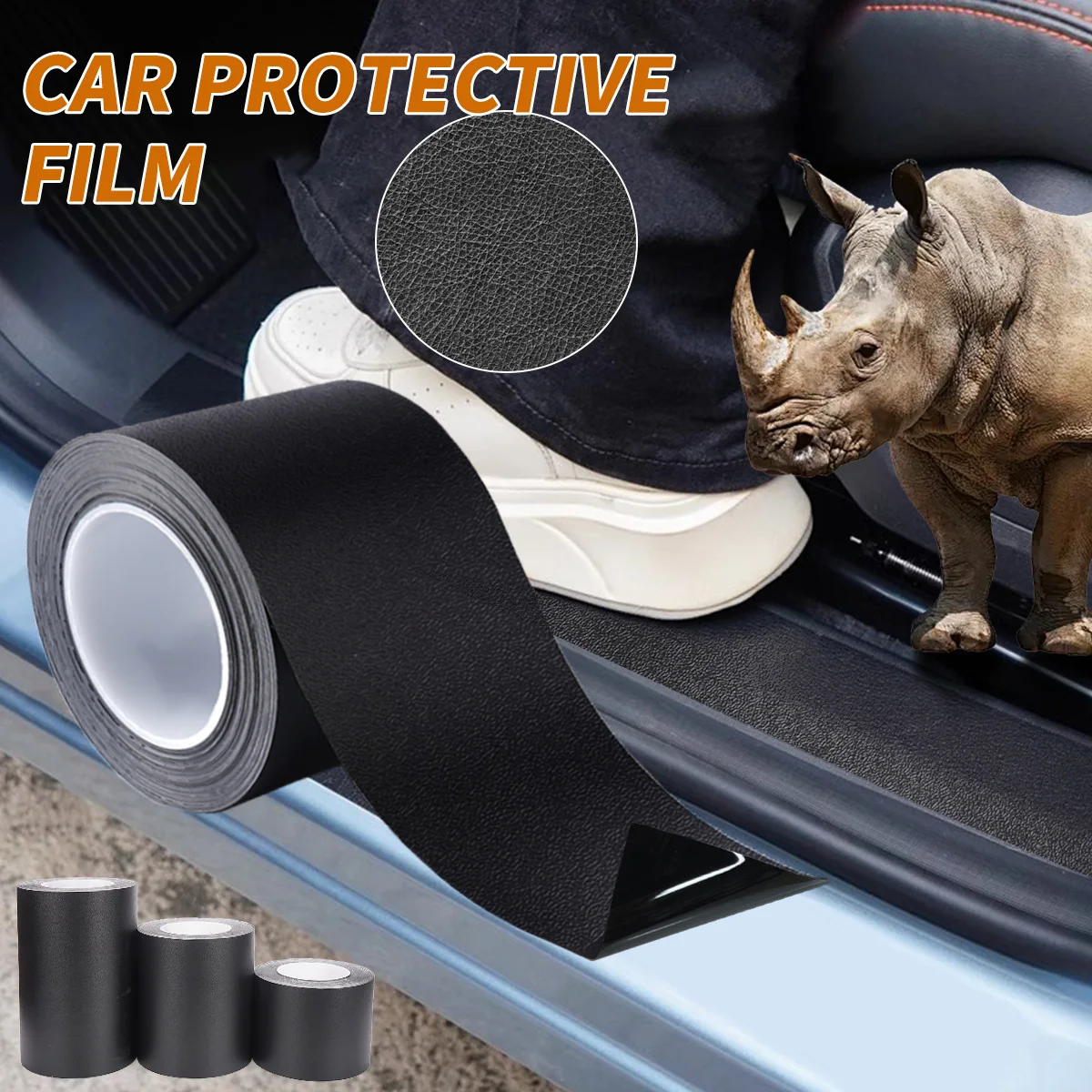 1PC Car Protective Film Anti-scratch Skin Waterproof Sticker For Paint Protection Film PPF Black Vinyl Tesla Protection Film
