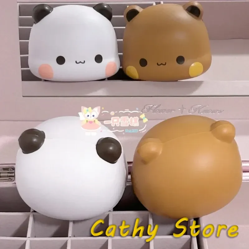 

Panda One And Two Bubu Surrounding Model Pinch Music Pendant Cute Stress Relieving Artifact Desktop Toy Couple Decoration Gifts