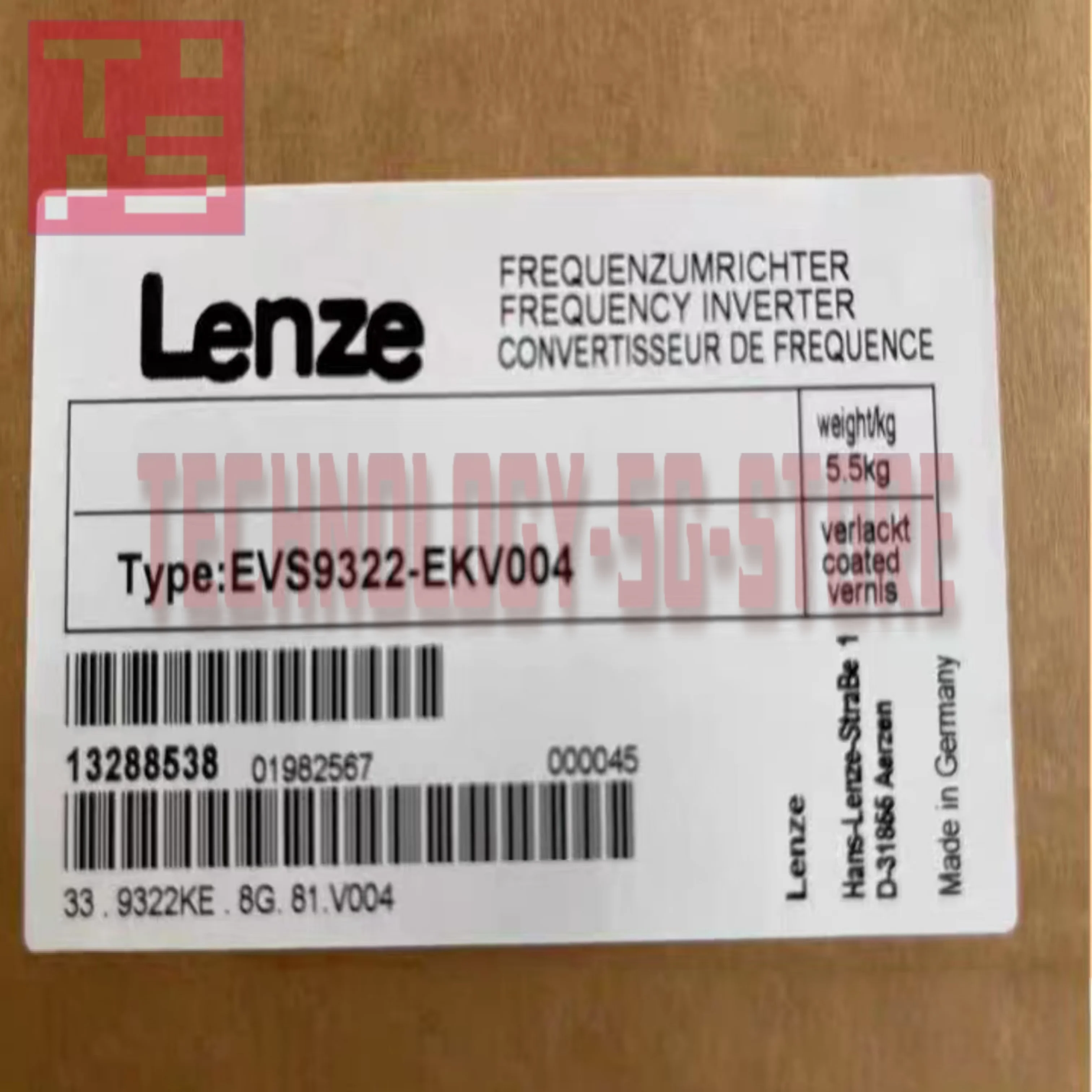 

New original EVS9322-EKV004 EVF9322-CVV003 servo driver