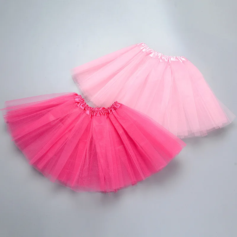 7 Colors Girls Skirts Princess Lovely Tutu Skirt 2-8Y Kids Summer Skirt Candy Color Short Girls Skirt