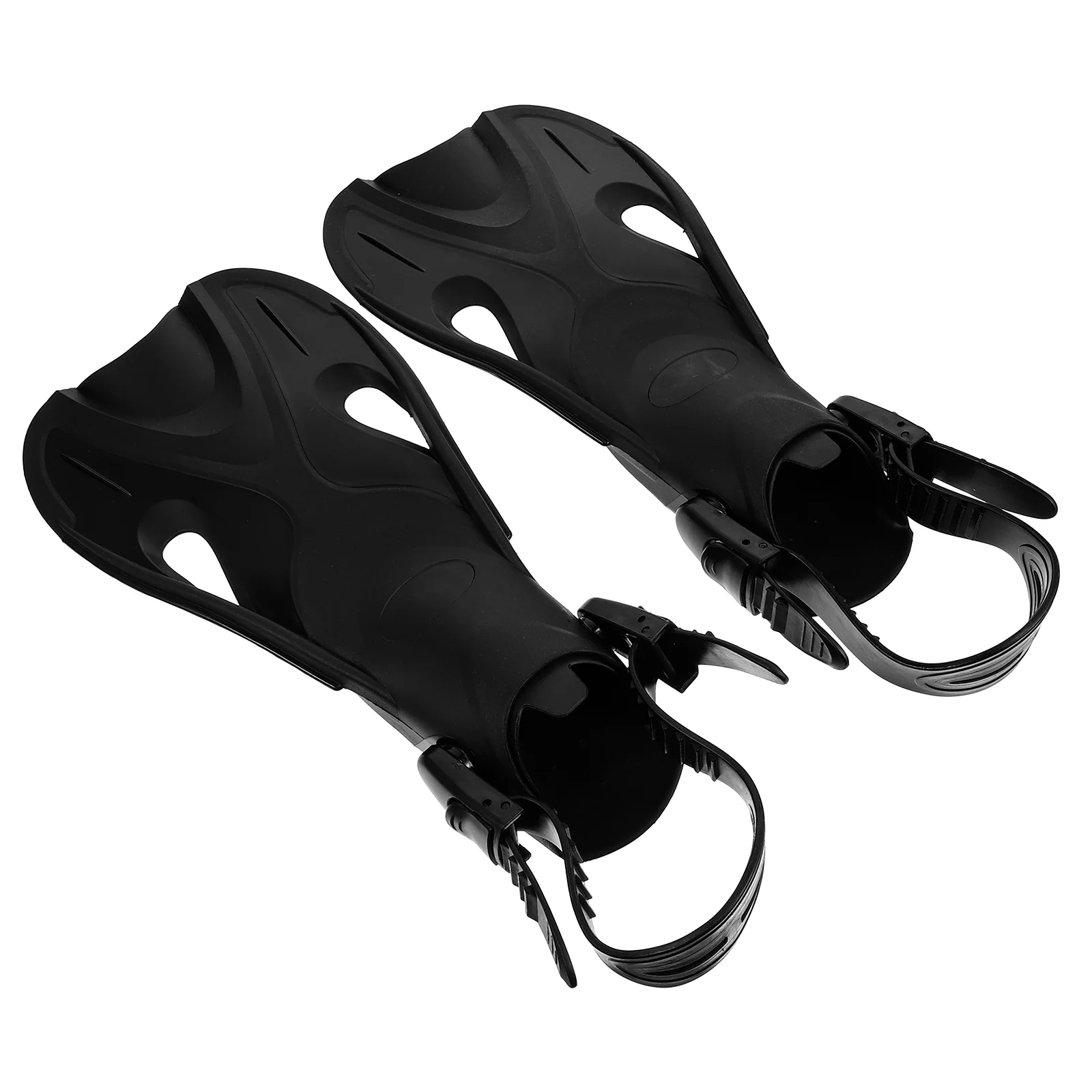 

1 Pair Swimming Training Fins Soft Flexible Durable Travel Portable Swim Flipper For Snorkeling Swimming Dive Booties Use