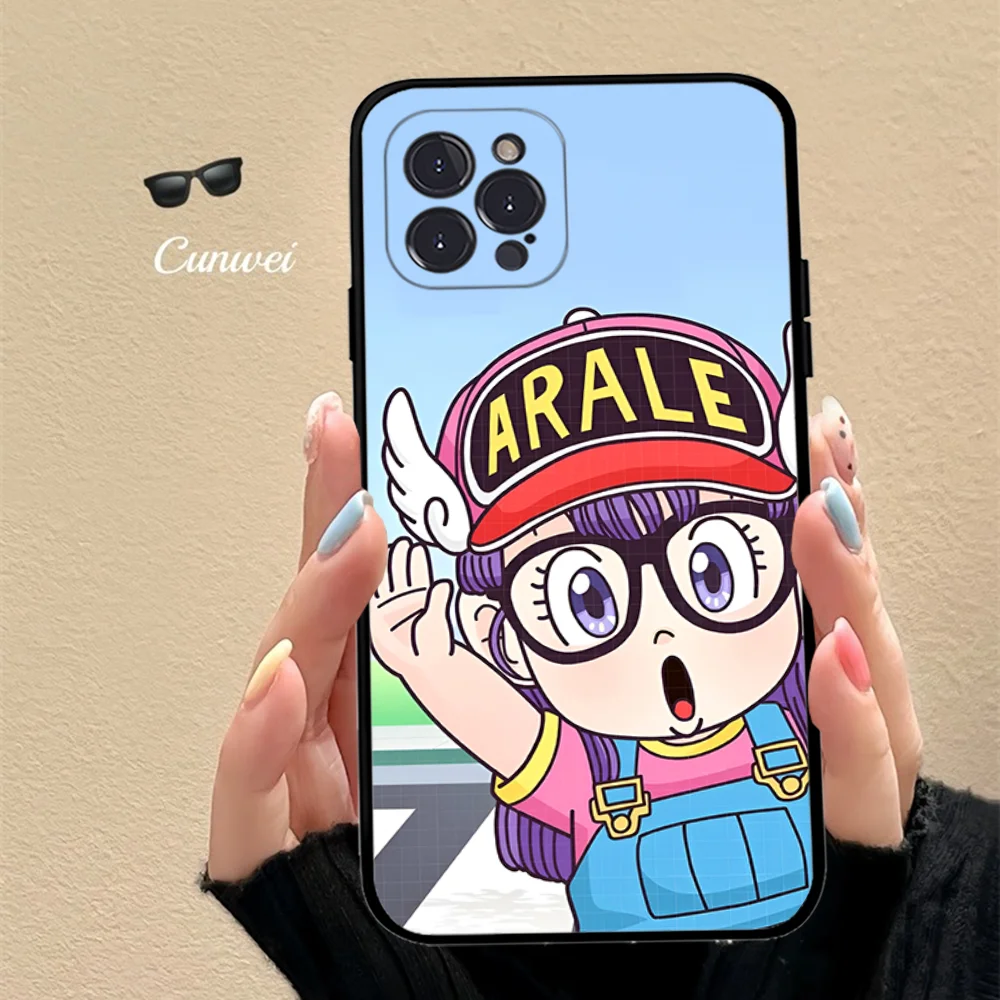 D-Dr S-Slump A-Arale  Phone Case For iPhone 15 14 11 12 13 Mini Pro XS Max Cover 6 7 8 Plus X XR SE 2020 Funda Shell