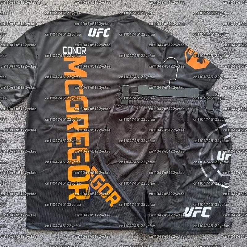 

Conor McGregor UFC MMA Boxing Battle T-shirt Short 2025Men's Breathable Quick Drying Sweatshirt Wrestling Sweat Absorbing Set