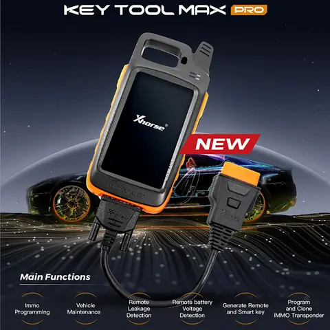 Xhorse VVDI Key Tool Max Pro Multi-Language Remote Programmer Adds CAN FD, Voltage and Leakage Current Functions