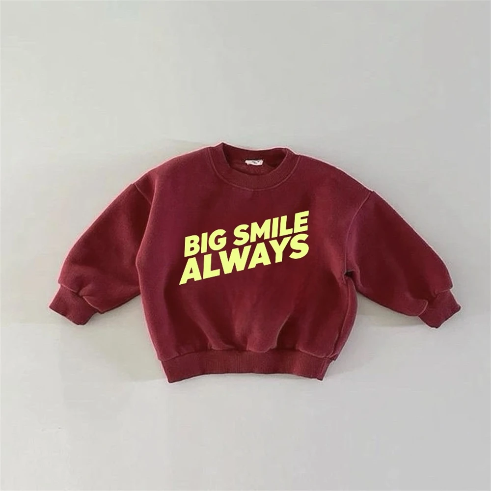 Trendige Oberteile für Jungen, Sweatshirts mit Cartoon-Aufdruck, Rundhalspullover, Herbstkleidung, modische Kinderkleidung, neues Design, Hoodie für Mädchen – Detail 4