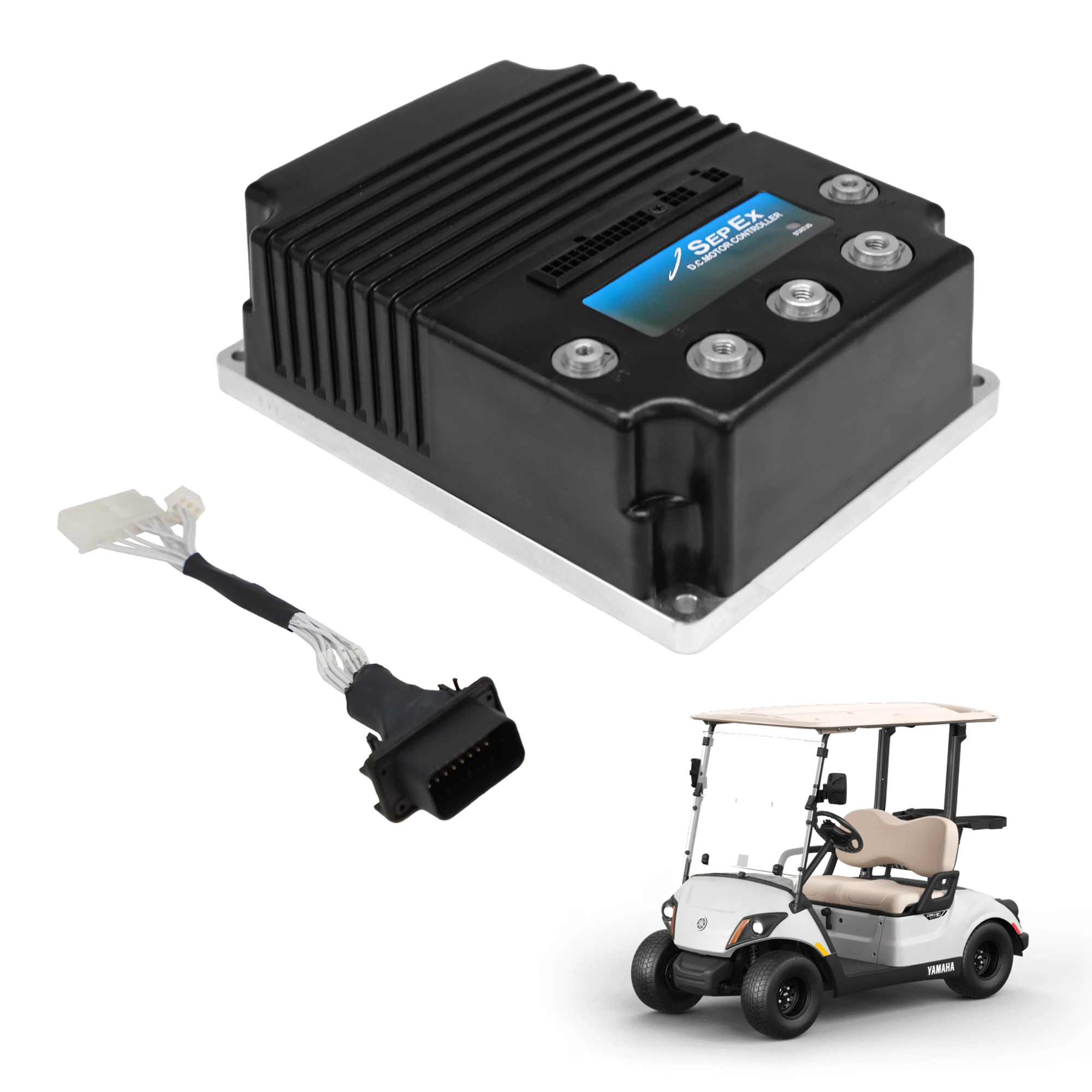 Motor Controller 48V 500A for Curtis 1268 to Yamaha G19 G22 1996-2007 Golf Cart  23 Pin Controllers