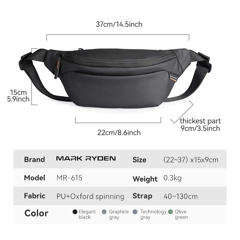 MarkRyden Brak: lightweight fashion everyday crossbody men\'s bags sling bag mens crossbody bag small bag bags for man