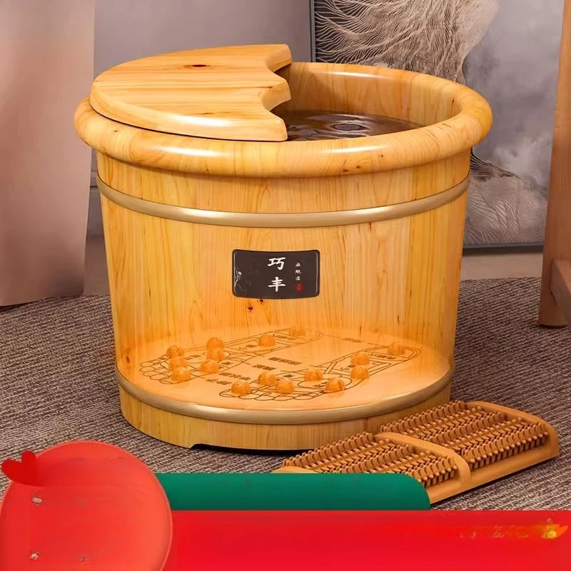 

Portable Wooden Foot Bath Bucket Home Spa Foot Soak Water Bucket Bathtub Baby Shower Vouwenbad Baignoire Pliable Adulte Banheira