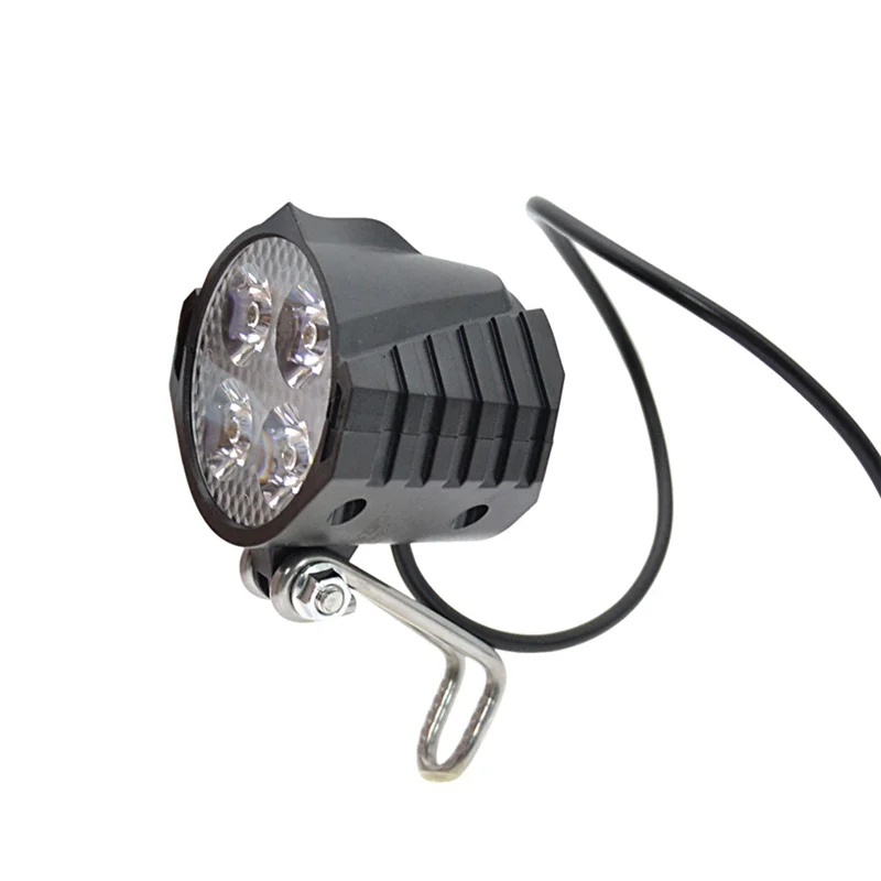 

Электрический фонарь для велосипеда ABJM-36V-48V с гудком, водонепроницаемый комплект, передняя фара, запчасти