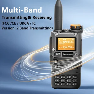 Quansheng UV-K6 Walkie Talkie 5W Air Band Radio Tipo C CARGA UHF VHF DTMF FM SCRAMBLER NOAA FRECUENCIA INALLABLE CB CB Radio 6 mejores ventas VHF UHF Transceptor - №2