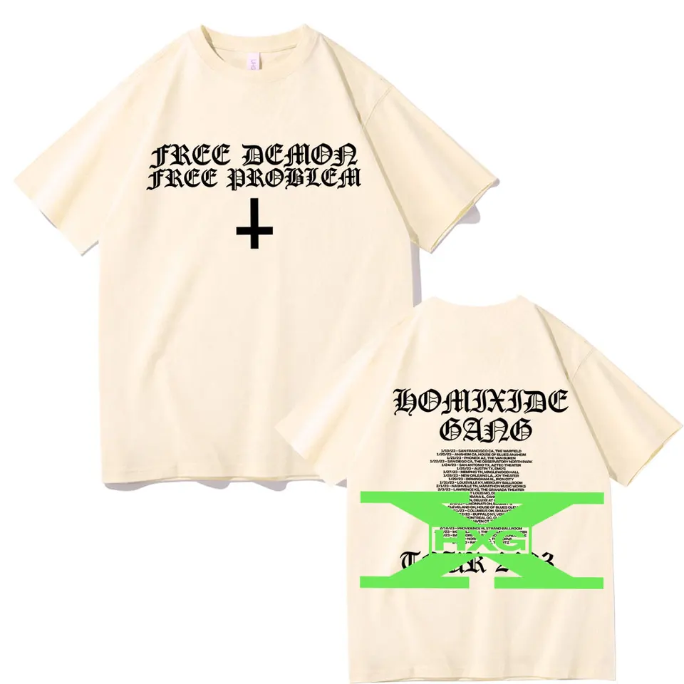 Rapper Homixide Gang Shot or Not Graphic T-shirt Playboi Carti