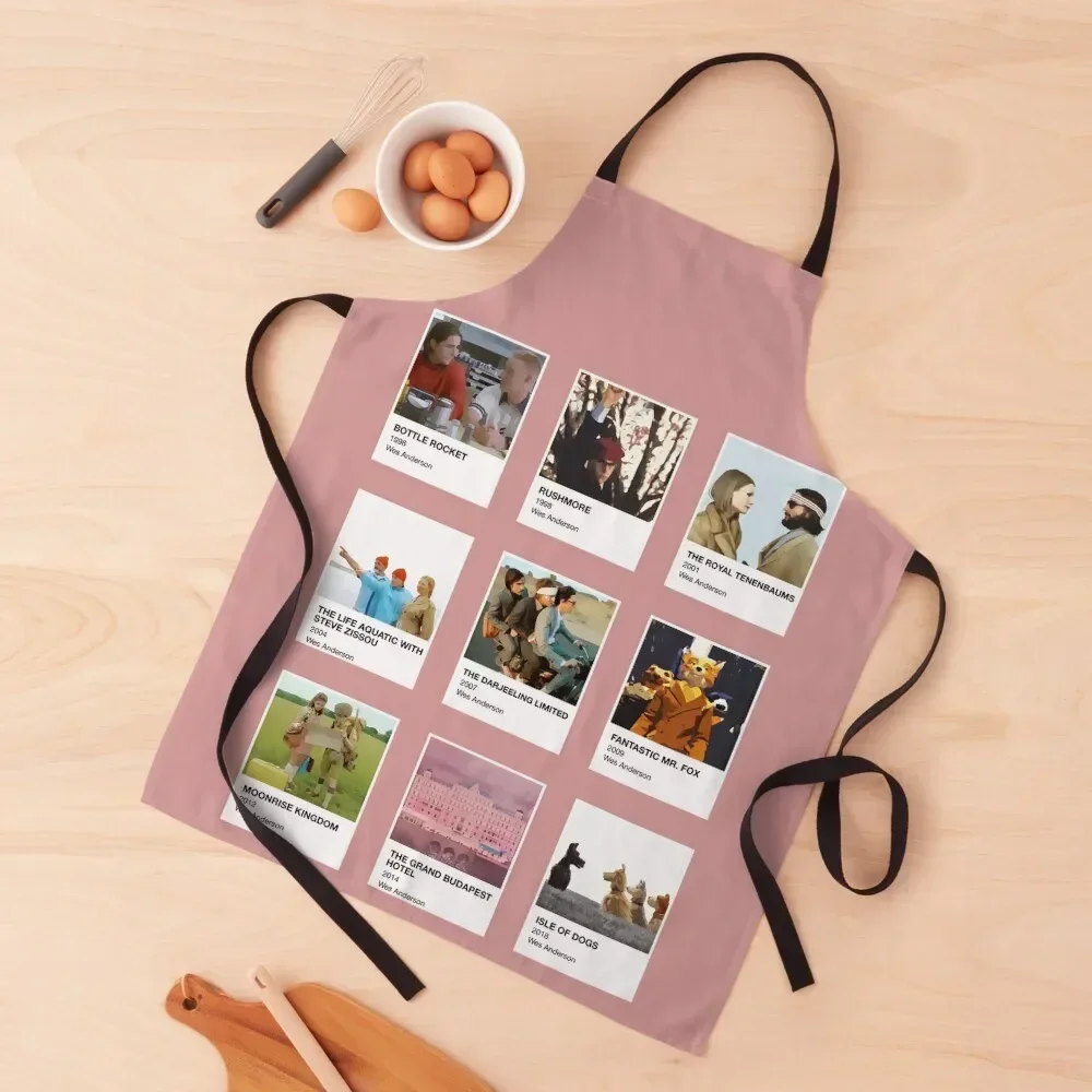 

Pantone Wes Anderson Apron For Women Kitchen christmas kitchen Apron