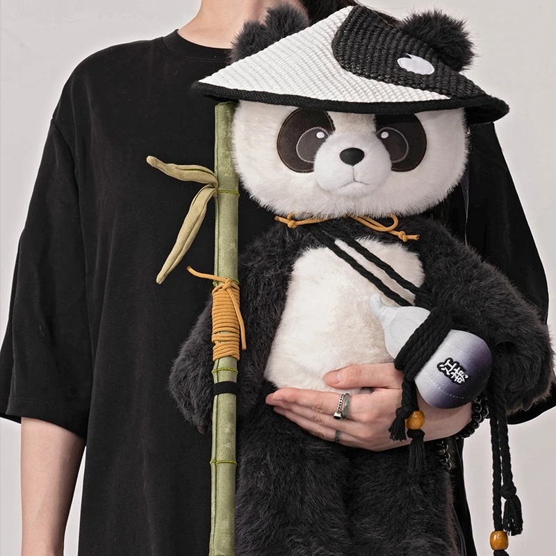 

Кунг-фу Тай Чи панда герой Qixi кукла подвижная плюшевая игрушка кукла милая сумка подвеска украшение для спальни Kawaii подарки на день рождения для девочек