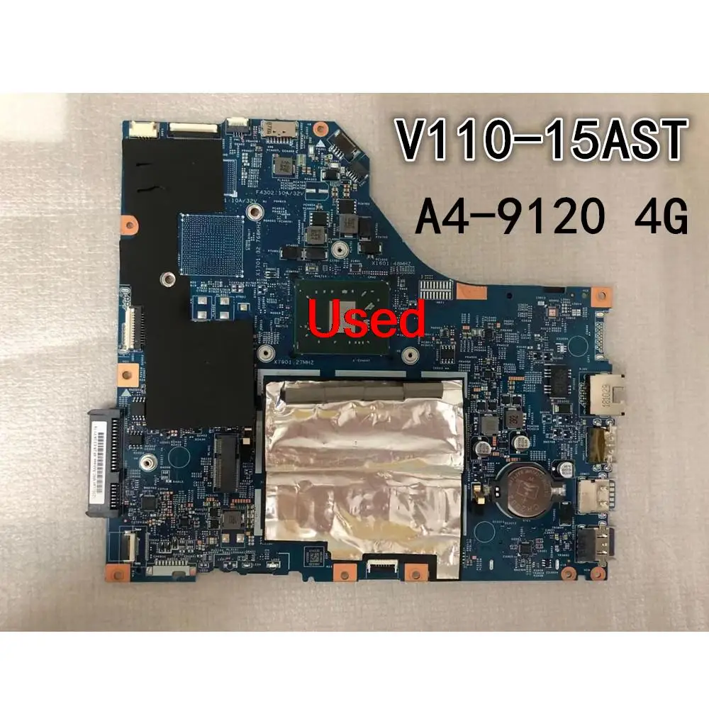 

Used for Lenovo V110-15AST Laptop Motherboard Main Board CPU A4-9120U UMA 4G FRU 5B20P99031