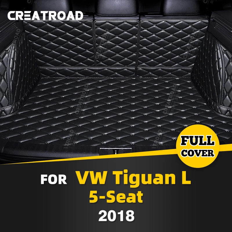 

Автомобильный коврик для багажника с полным покрытием для VOLKSWAGEN VW Tiguan L 5-Seat 2018, автомобильный коврик для багажника, защитные аксессуары для салона автомобиля