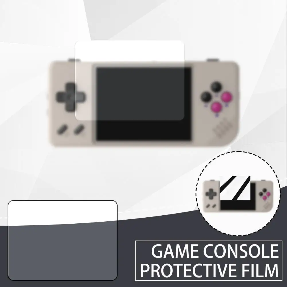 2Pcs For ANBERNIC RG28XX Handheld HD Protective Film PET Anti Fall Explosion-proof Hard 2.8-inch Game Console Soft Film