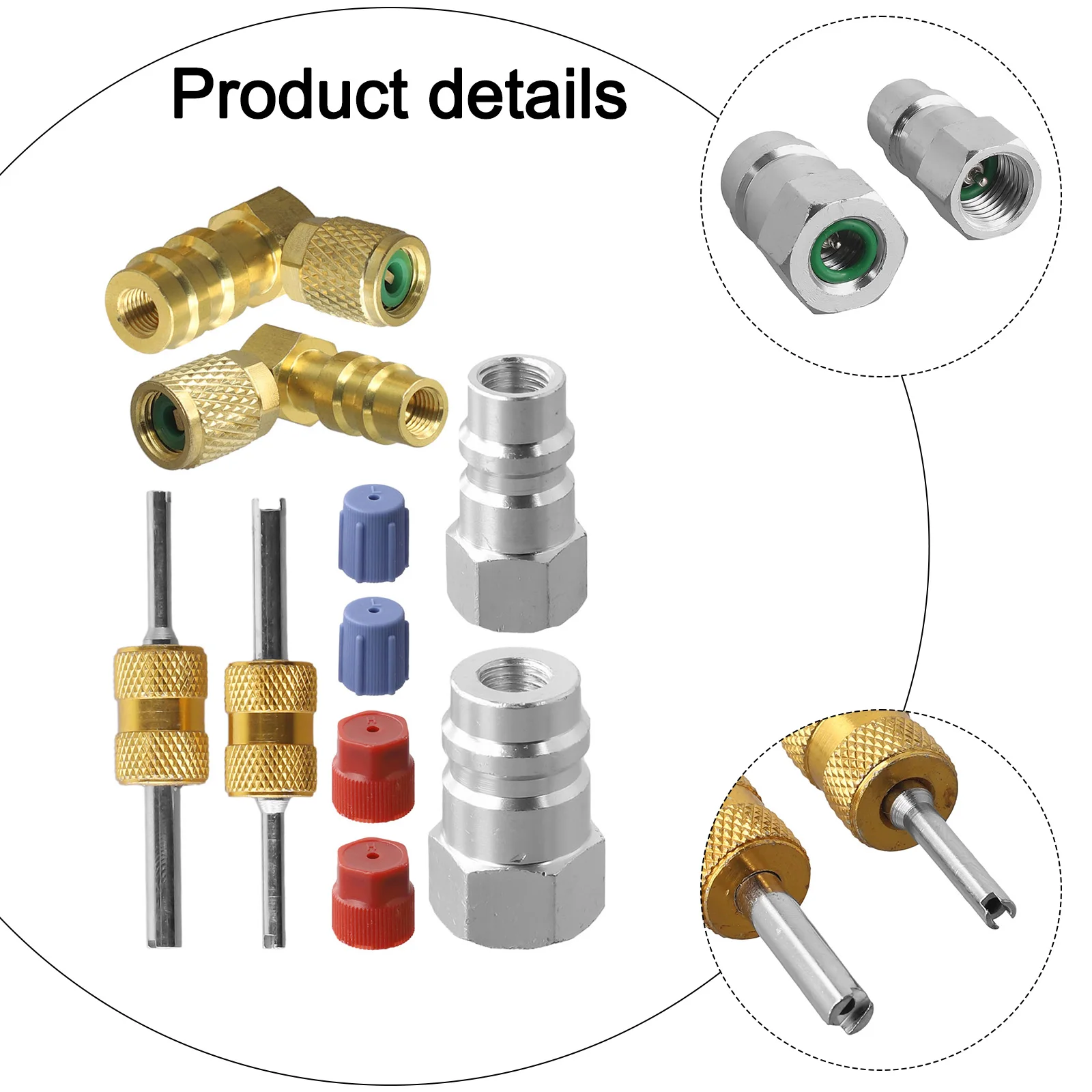 

Латунный алюминиевый строительный адаптер для модернизации переменного тока Ремонт системы переменного тока Удобные соединения для систем кондиционирования воздуха