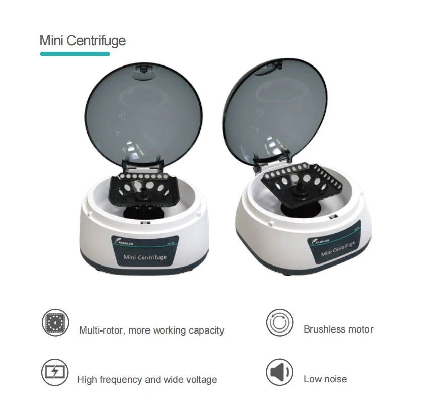 CE Certified Adjustable Speed Veterinary Equipment Microbiology Lab Equipment Mini Centrifuge For Veterinary Hospital