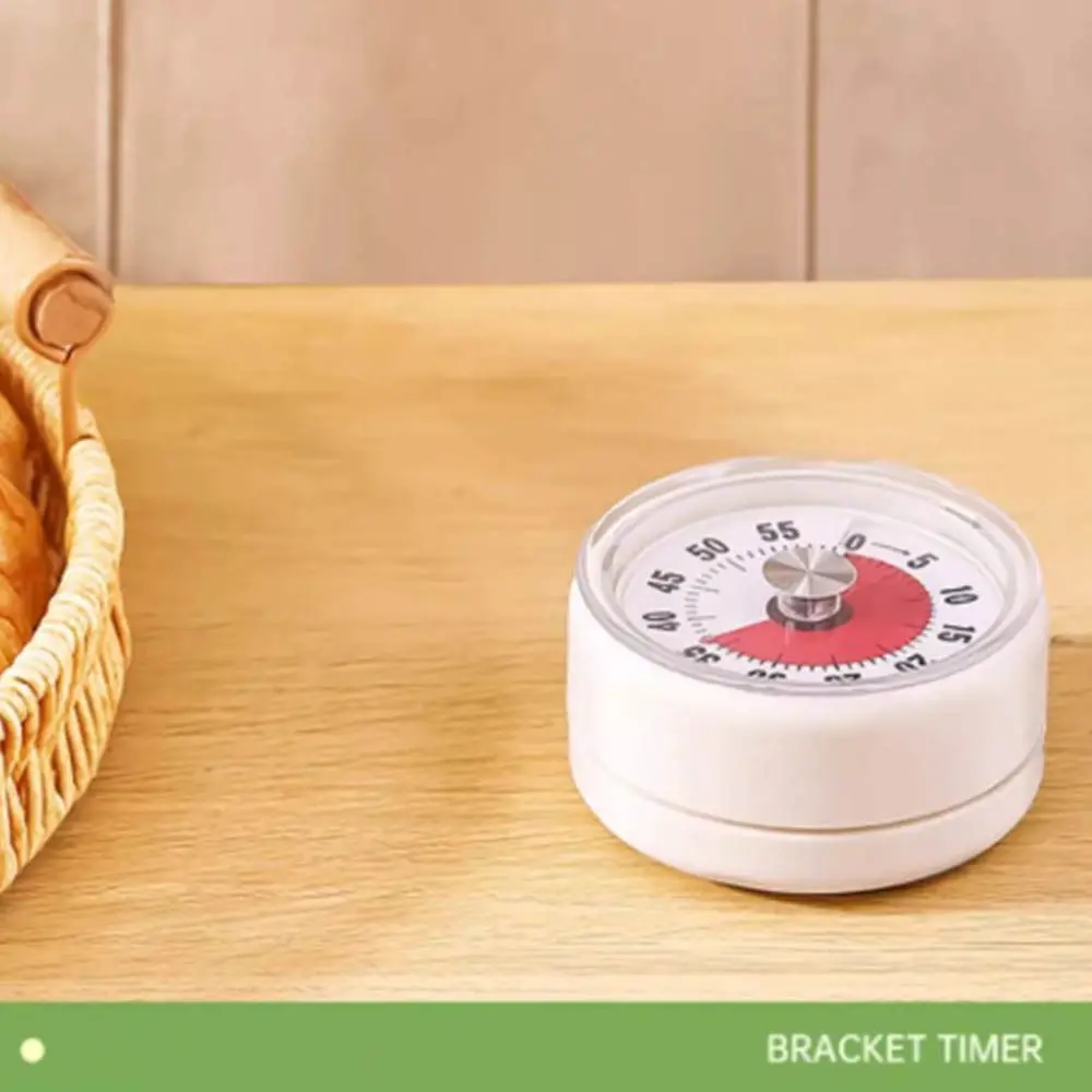 Simple 60-Minutes Visual Timer Magnetic Clock Mechanical Timer Self-discipline Visualization Kitchen Timer Student Study