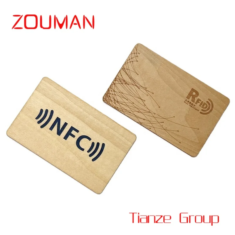 

Custom , hol Eco Friendly N ip ooden RFID Card For Hotel