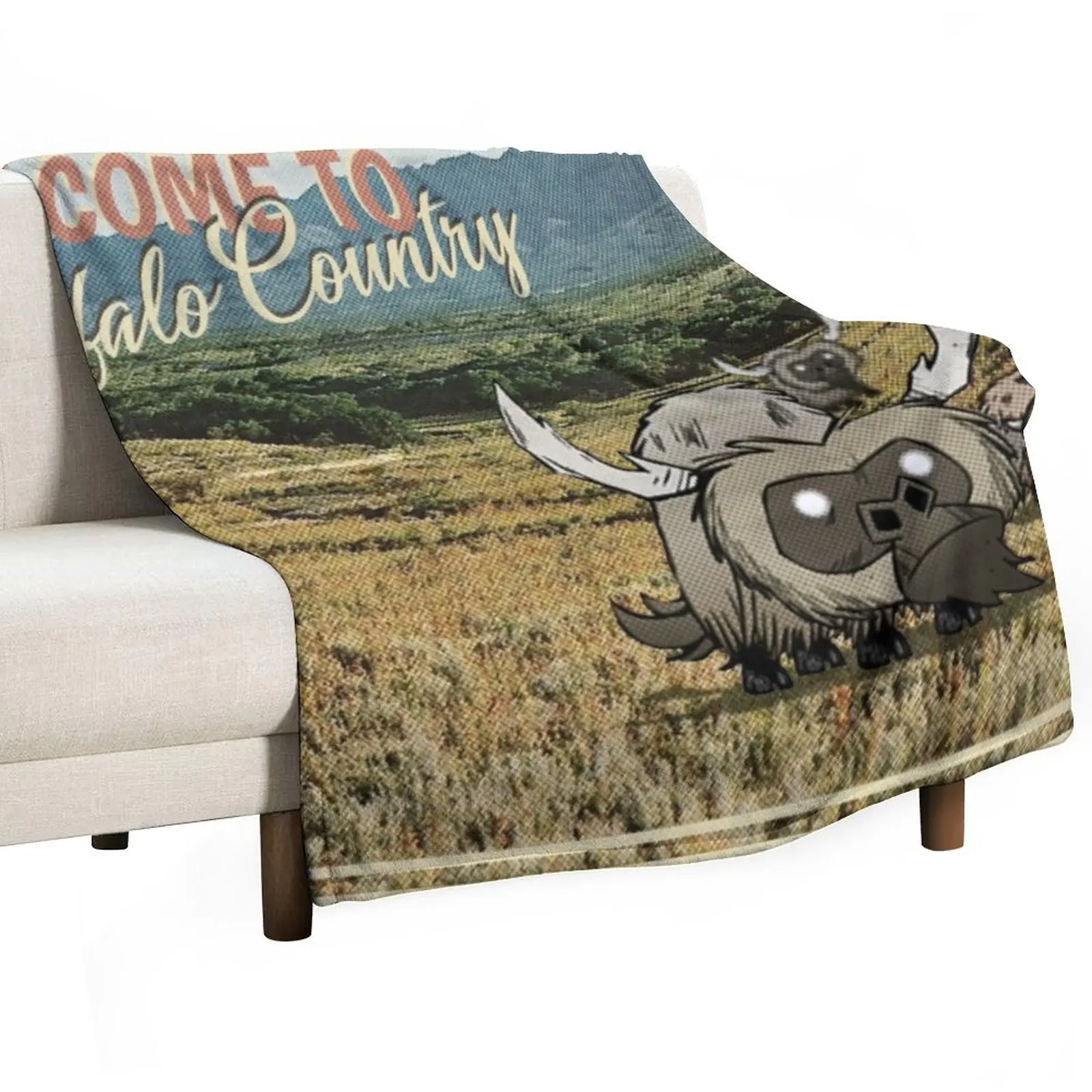 

Beefalo Country - Dont Starve Throw Blanket Soft Big sofa bed Fashion Sofas Large Blankets