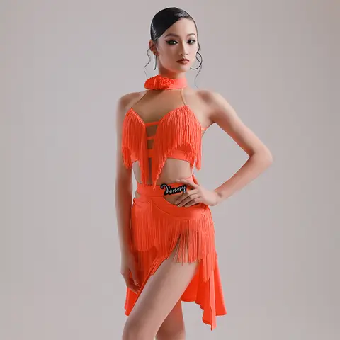 8 best sales लैटिन नृत्य पोशाक प्रतियोगिता - №2