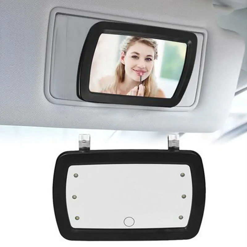 Car Sun Visor Mirror Makeup Sun-shading Cosmetic Mirror Vanity Mirror Automobile Make Up Mirror Universal Vanity Mirror