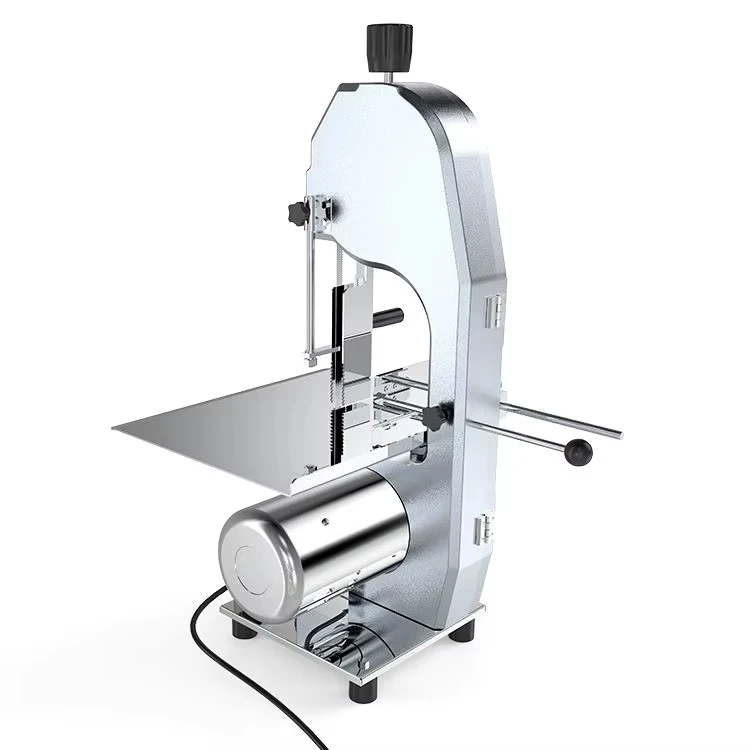 Commercial Automatic Kitchen Equipment Butcher Table Top Electric Cow Beef Frozen Meat and Bone Band Saw Cutter Cutting Machine