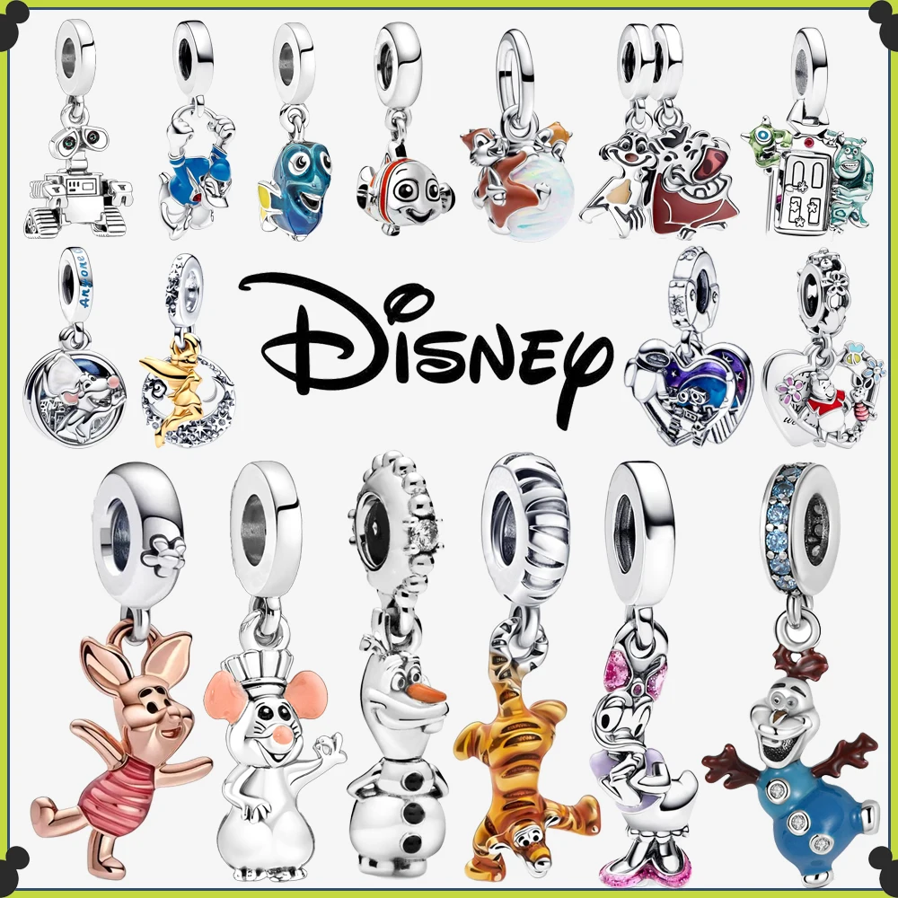 ديزني بيكسار سولي بوه غرزة 925 فضة نيمو استرخى سحر صالح الأصلي خرز سوار مجوهرات لتقوم بها بنفسك هدية