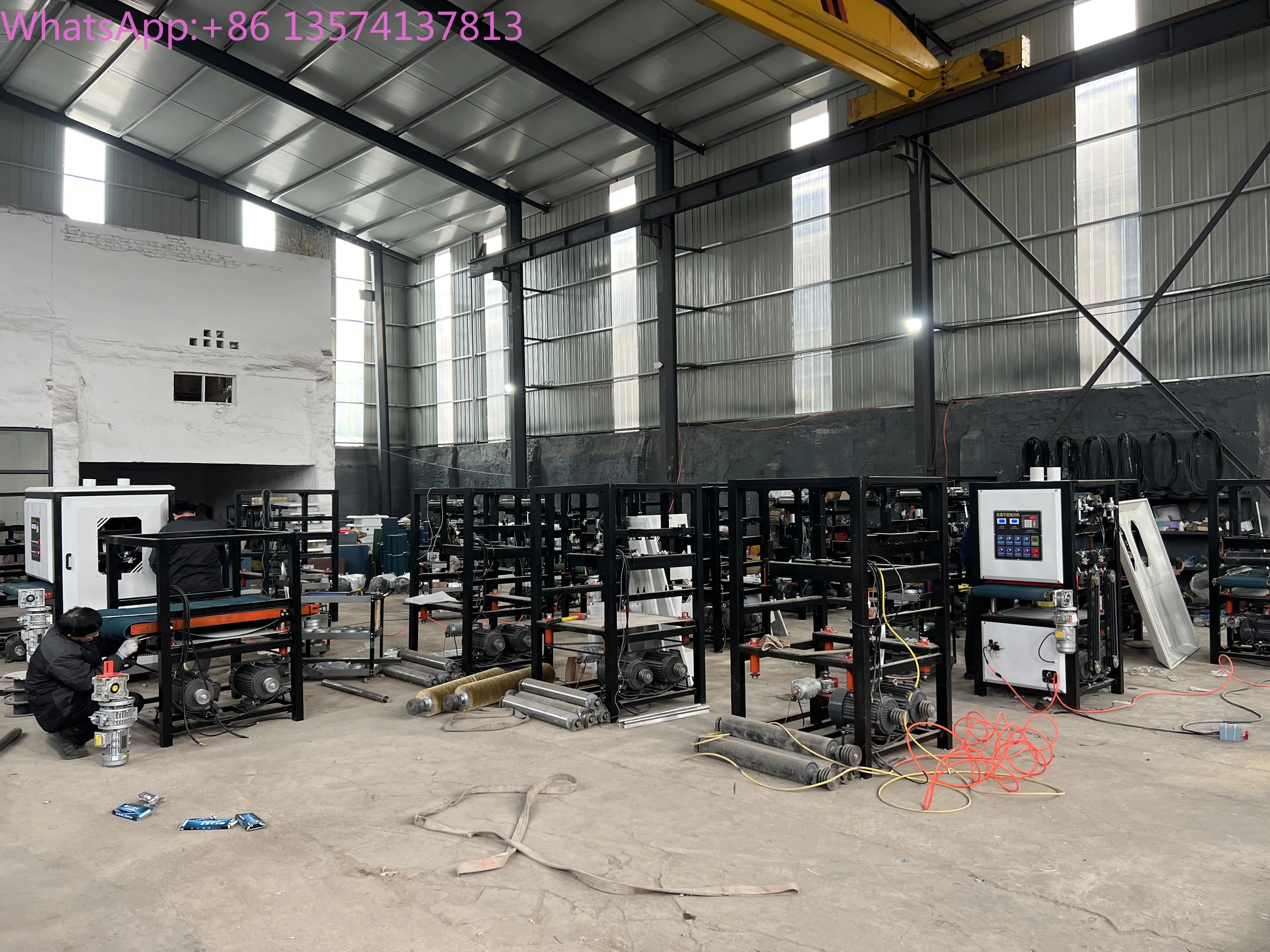 

Sheet Metal Polisher Stainless Metal Parts Deburring Machine Stainless Steel Plate Hairline Metal Polishing Machine