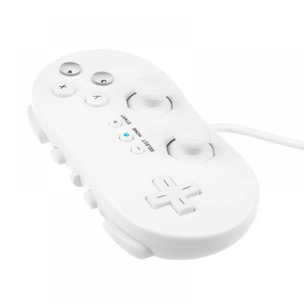 Manette de jeu classique filaire pour télécommande Nintendo Wii/Wii U