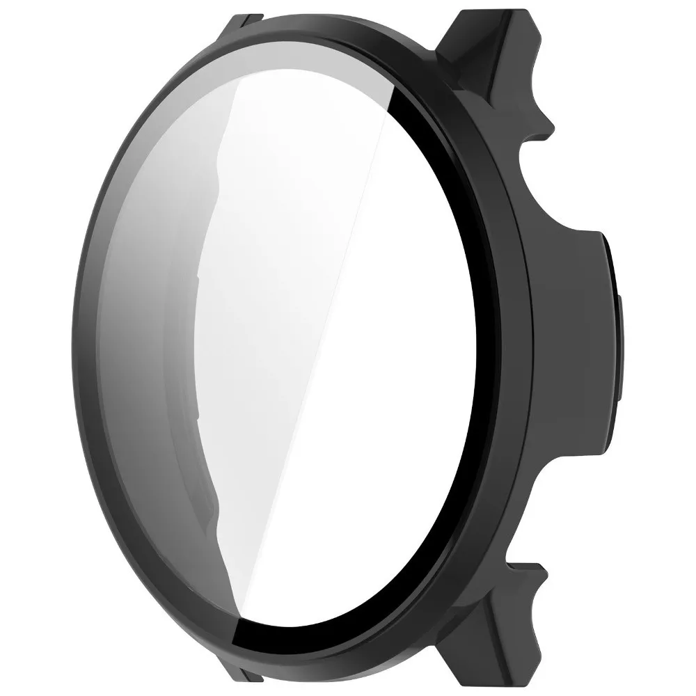 

PC+Tempered Glass Protective Case Anti-scratch Bumper Screen Protector Full Coverage 41/45mm Cover Shell for Garmin Venu 4