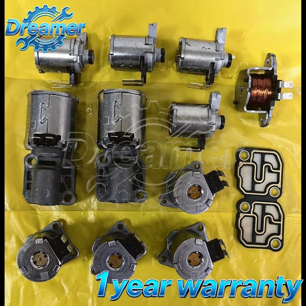 DQ250 02E DSG High Quality 6-Speed Transmission Solenoid Valve Kits For A3 Q3 Seat Touran Golf Passat 02E325025AJ 02E321371E