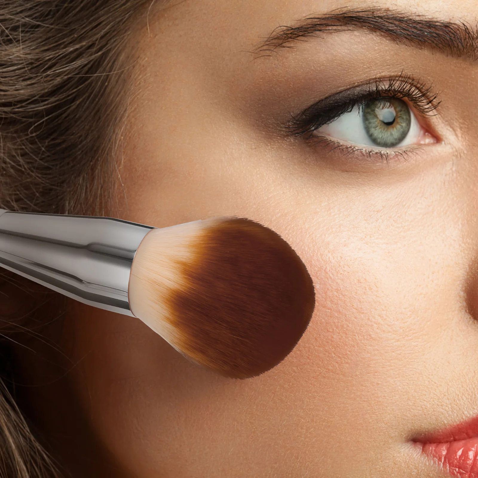 

High Density Makeup Brush for Foundation Blush Powder Application Smooth Skin Friendly No Shedding Brush for Women