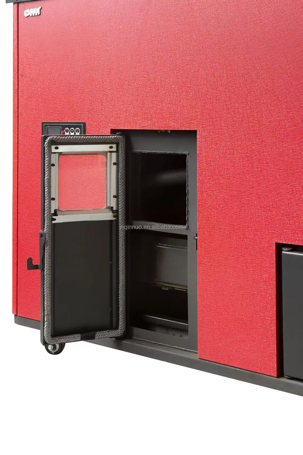 High-Power 100KW Low-Energy Freestanding Heating Pellet Combustion Furnace 1000m Coverage Eco-Friendly Durable 150Kg Fuel Tank