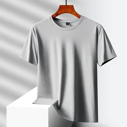 For 2024 Summer T Shirt Fashion Short Sleeves Quick Dry Running Casual Men'S T-Shirts Oversize 7XL 8XL Top Tees Tshirts