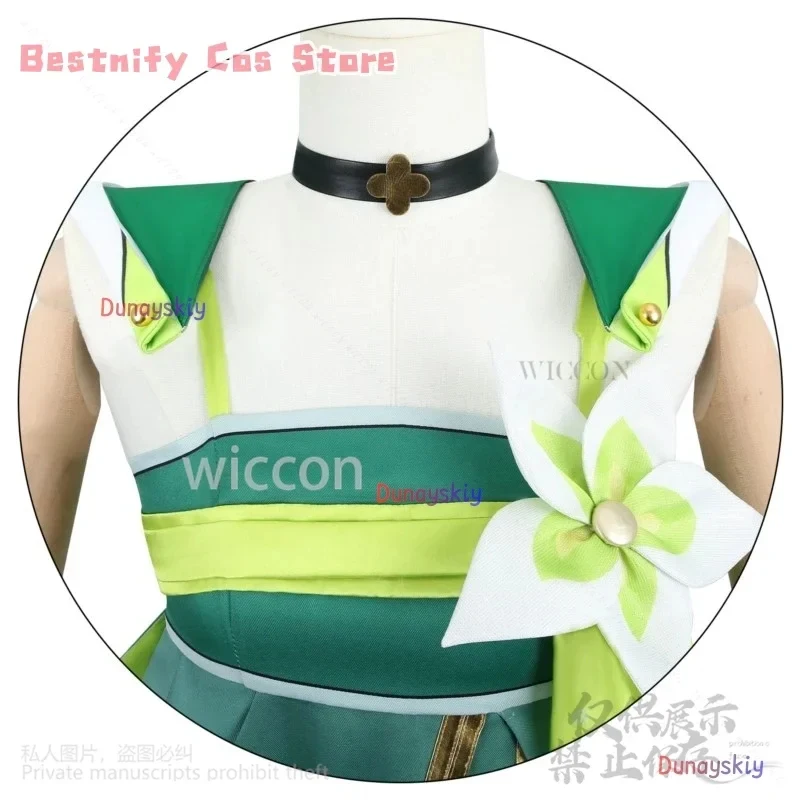 

A'4,p/CosplayAnime Game Wuthering Waves Cosplay Verina Costume Green Elf Spring Dress Forest Style Girls Woman Lolita 5,j'8.k/4\