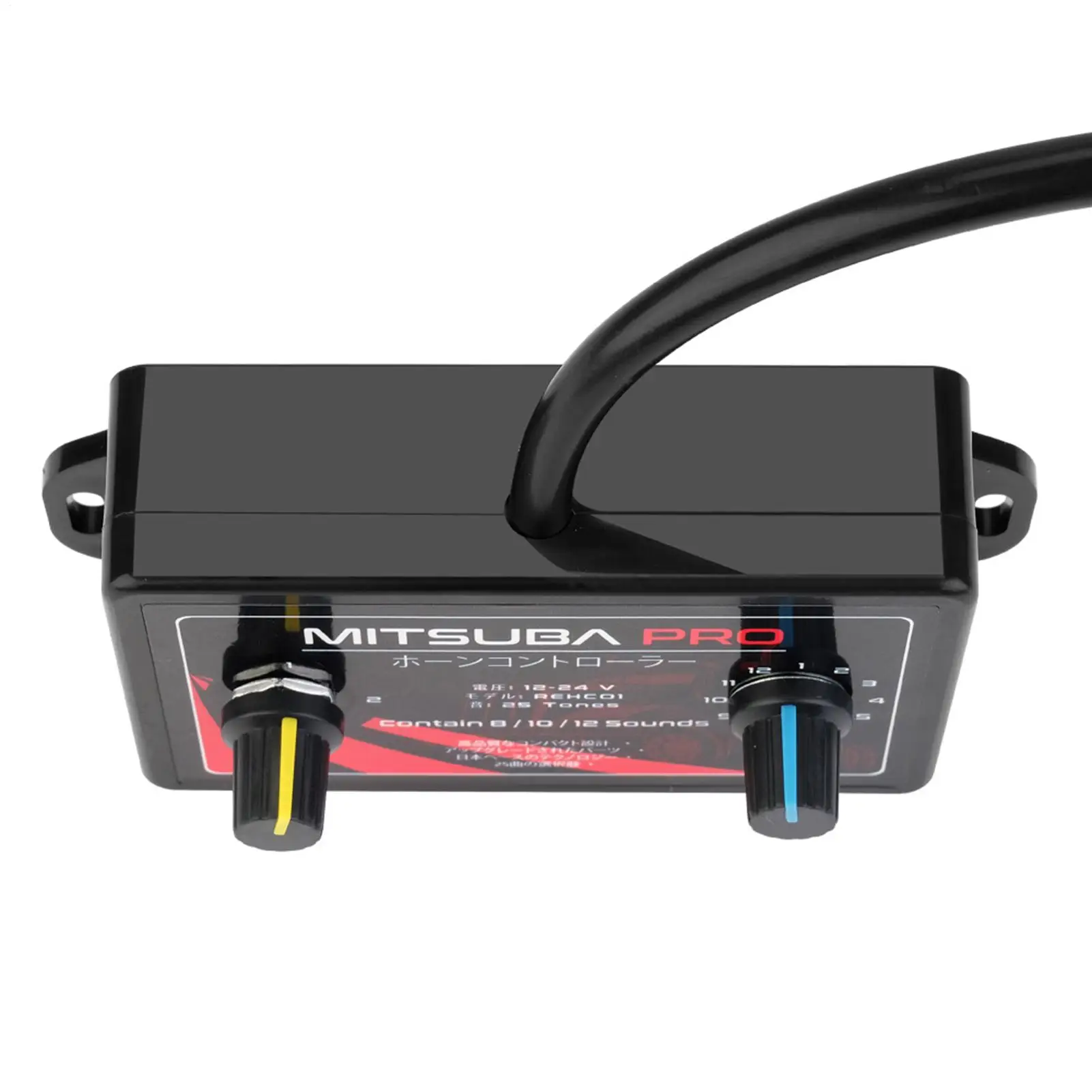 

Horn Controller For Motorcycle 25 Tones Car Horn Control Box 12V 24V Horn Speaker Control Box Waterproof Music Controller Snail