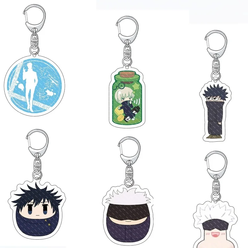 

Jujutsu Kaisen Anime Acrylic Keychain Jewelry Friends Key Chain Campus Related Products Collection Creativity Fans Kingrings