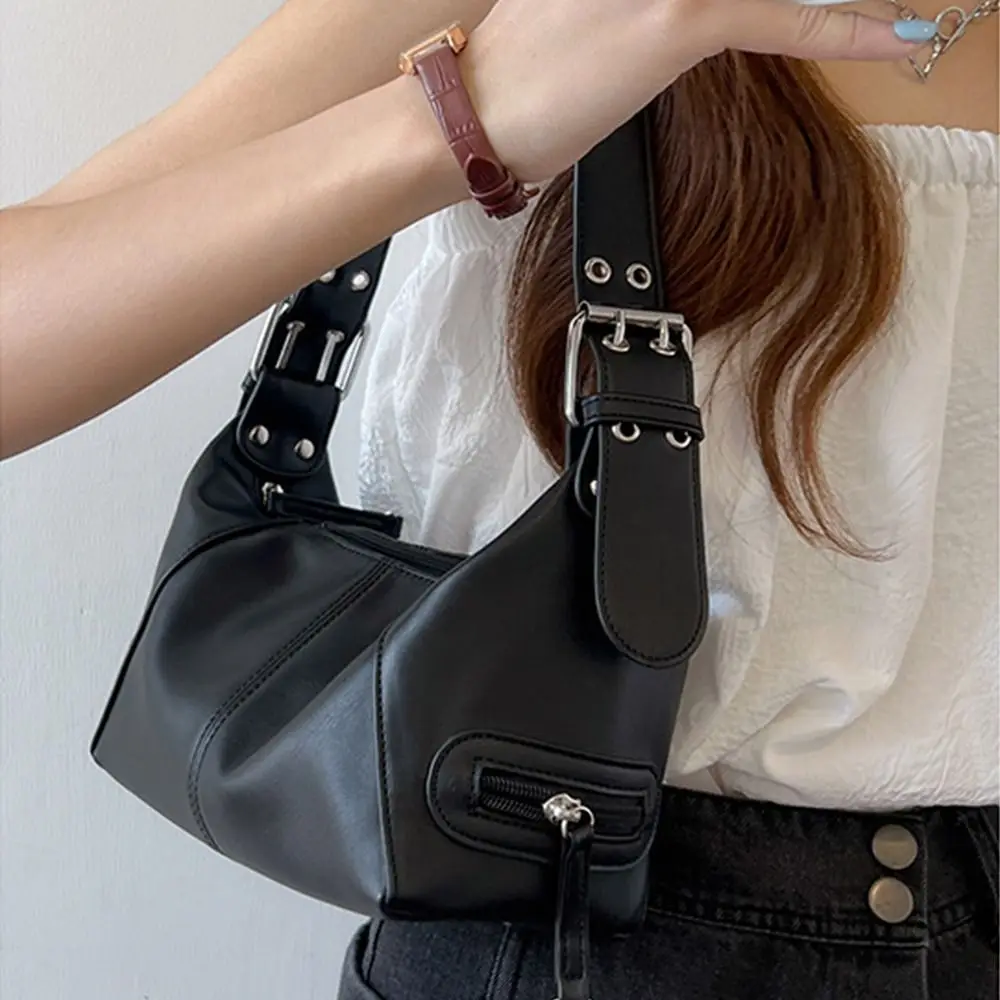 

Portable Y2K Retro Shoulder Bag Fashion Spicy Girl Sling Bag Handbag Korean Armpit Bag Shopping