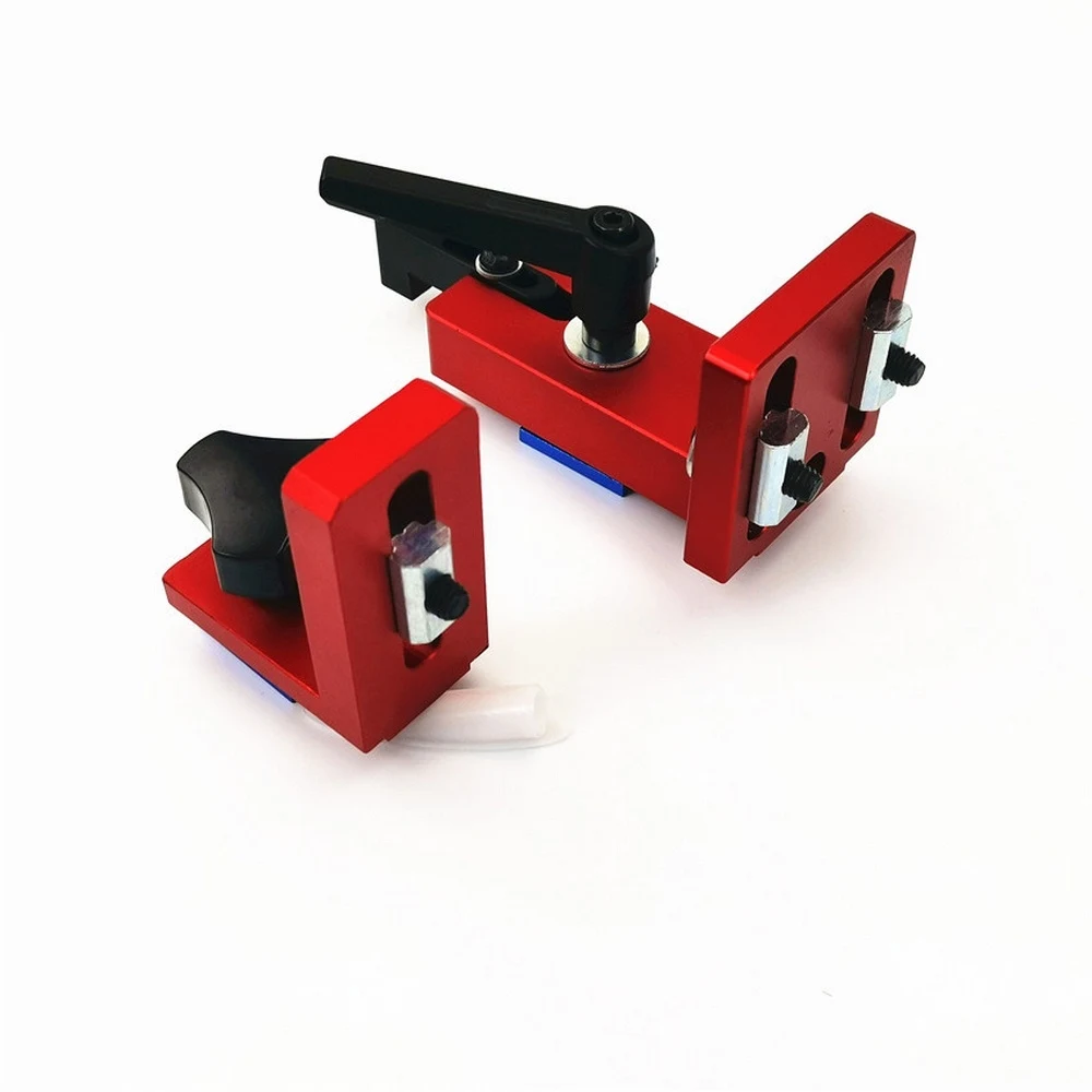 T-Track ช่องเสียบอลูมิเนียม Miter Track Stopper (สีแดง Serie) 35/45เลื่อนวงเล็บ Chute Woodworking Machinery Part โมดูล