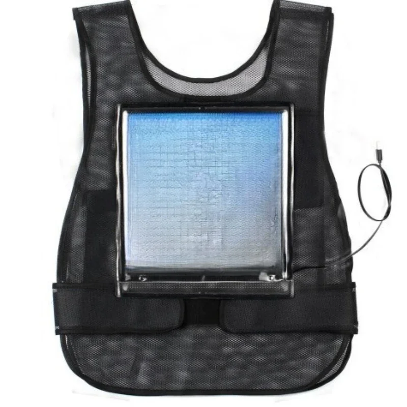 

Flexible wearable led display screen vest mobile screen advertising vest lightweight