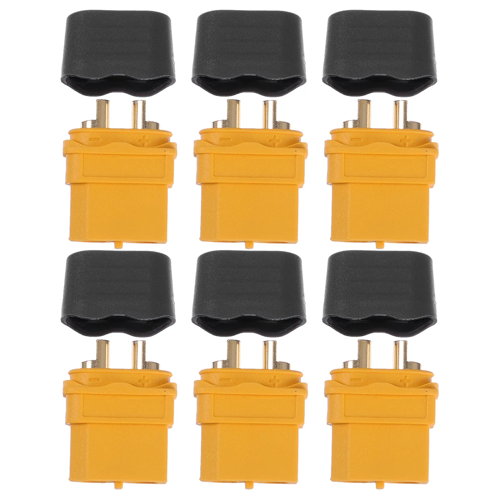 1Set Xt60h-F Female Connectors Durable Power Plugs for Rc Lipo Batteries Drones Airplanes Vehicle Repair Saves Cost