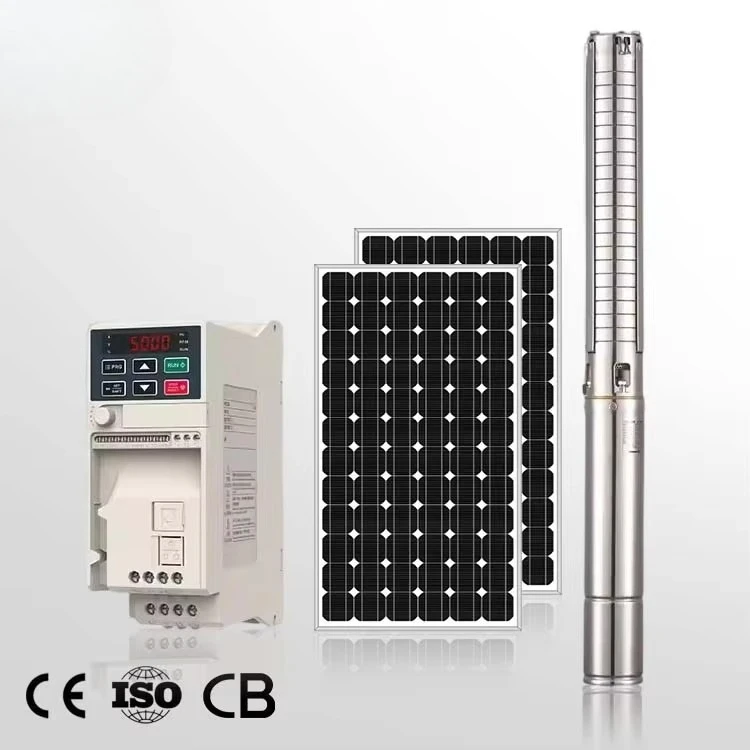 with Battery Water Pump with Soar Panel and InverterAc/dc Water Borehole Pump Solar Power Water Pump